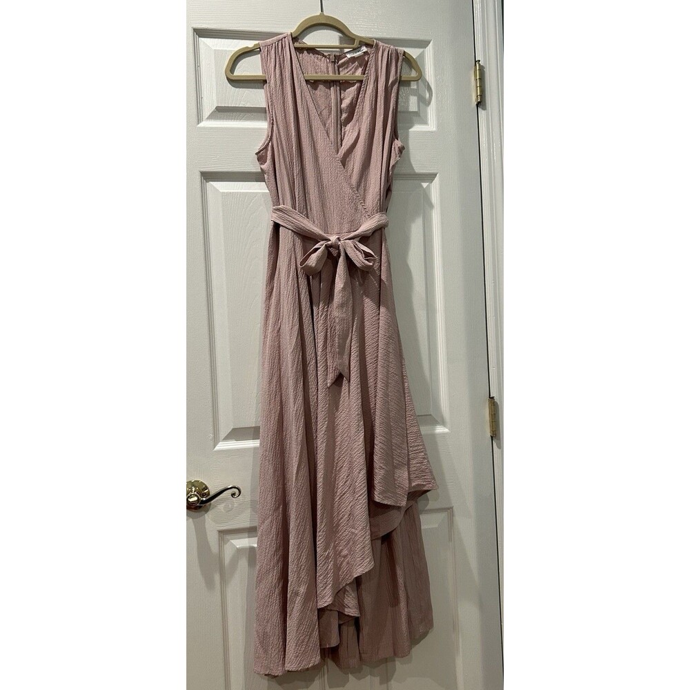 Calvin Klein Long Layered Pant In Dusty Rose Size 14 New With Tag